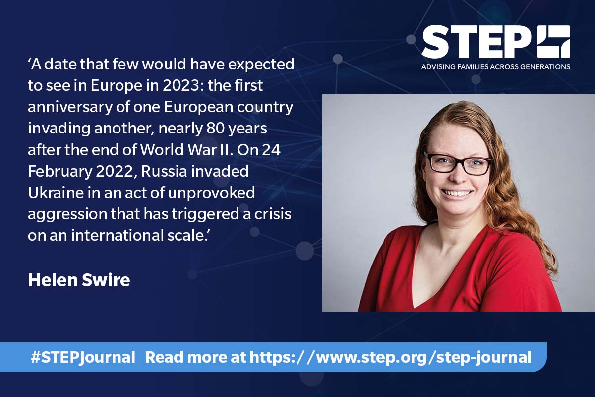 STEPSociety's tweet photo. A year after the Russian invasion of Ukraine, @HelenSwire looks into the impact and unexpected consequences.
Read more: https://t.co/rvbcjwl8rV
#STEPJournal #Philanthropy https://t.co/08ShfE4xds
