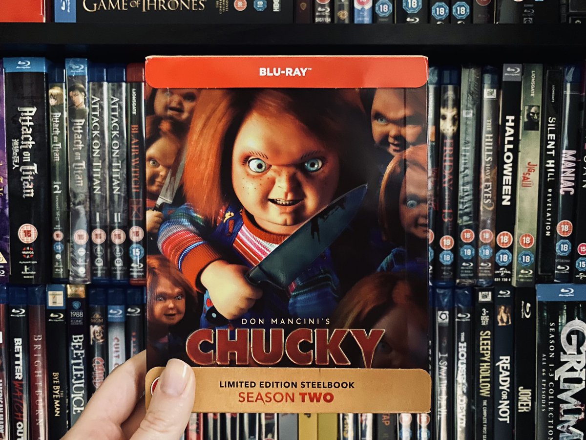 Little bit of a shipping delay but my Chucky season two steelbook arrived 🔪