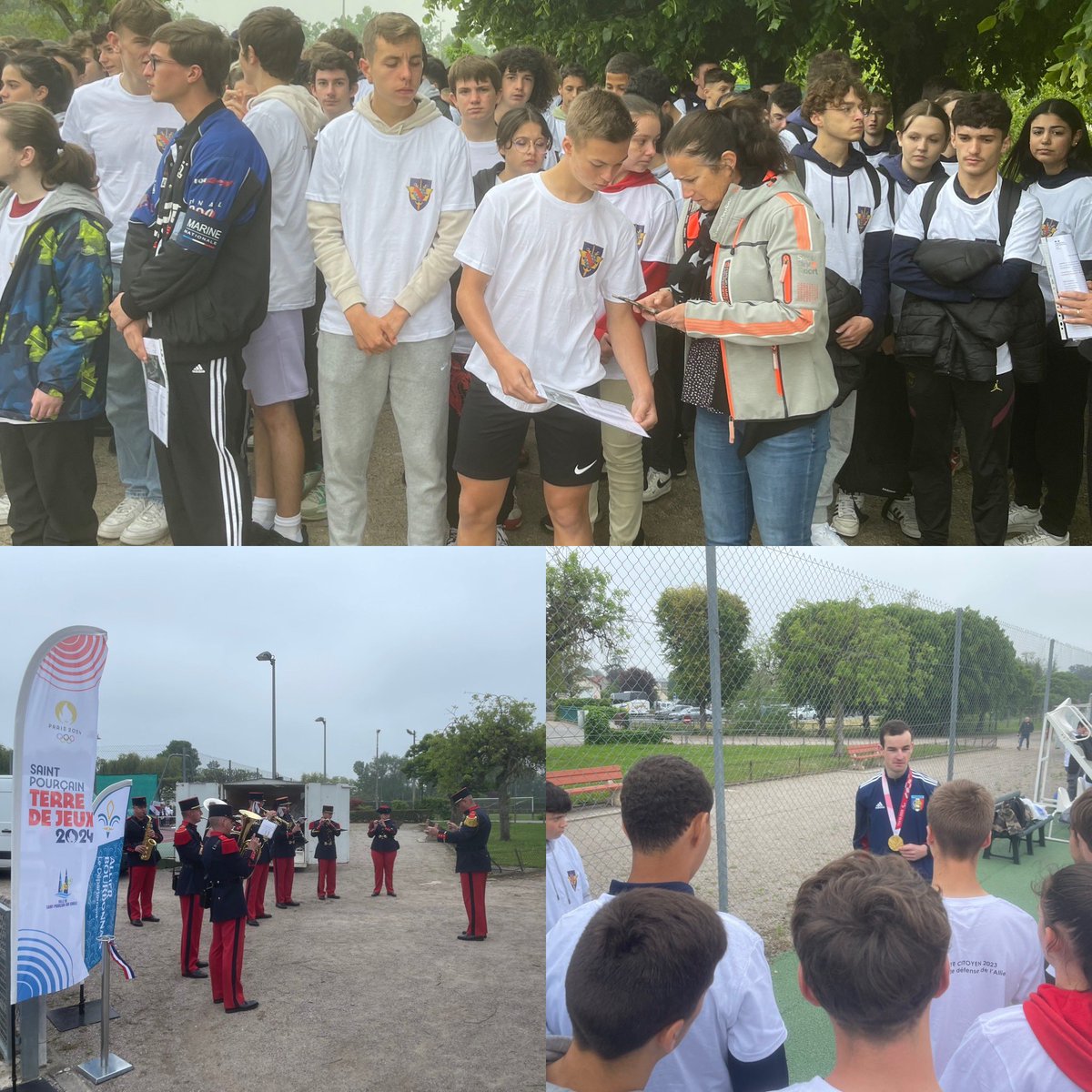 #CDSG
Participation au Rallye Citoyen @03_dmd. Ateliers - thème de l’engagement citoyen autour du sport 🥇
Une réussite pour cette classe. Des élèves ont choisi le thème pour Oral du DNB 👏 merci aux @Pompiers03 pour cette 2eme année !
@DSDEN_03 @acclermont @Edef_Clermont