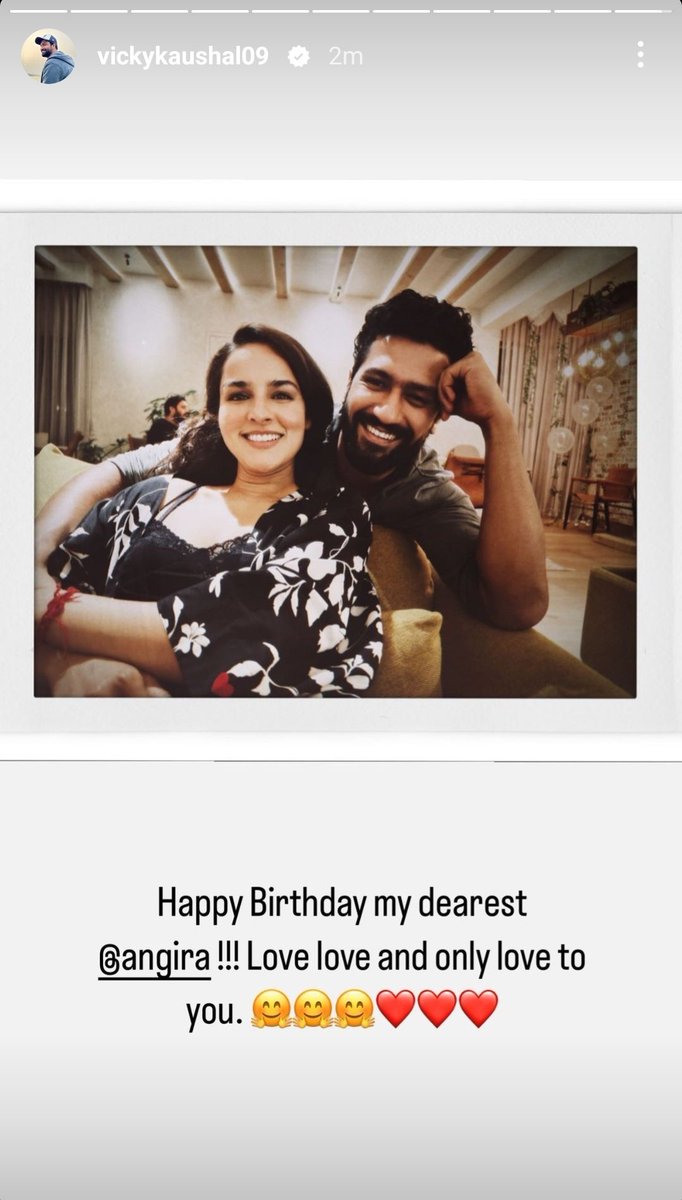 Sanjay and Kareena 🥺💕 #VickyKaushal #AngiraDhar

Happiest birthday dearest Angi, may this love per square foot only increases by each passing day.  💕