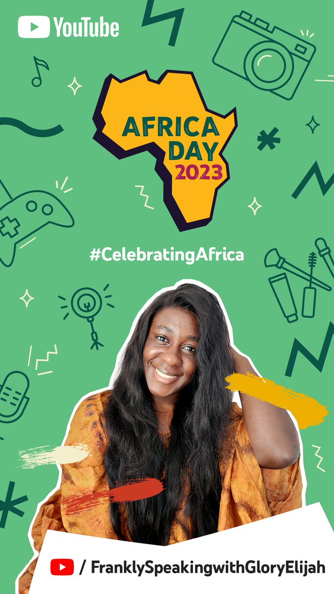 Happy #AfricaDay people 🥰
I shared some insight on what this day signifies and how I'm a proud creative African here👇 youtu.be/Zt7p2LlYCpU

#CelebratingAfrica