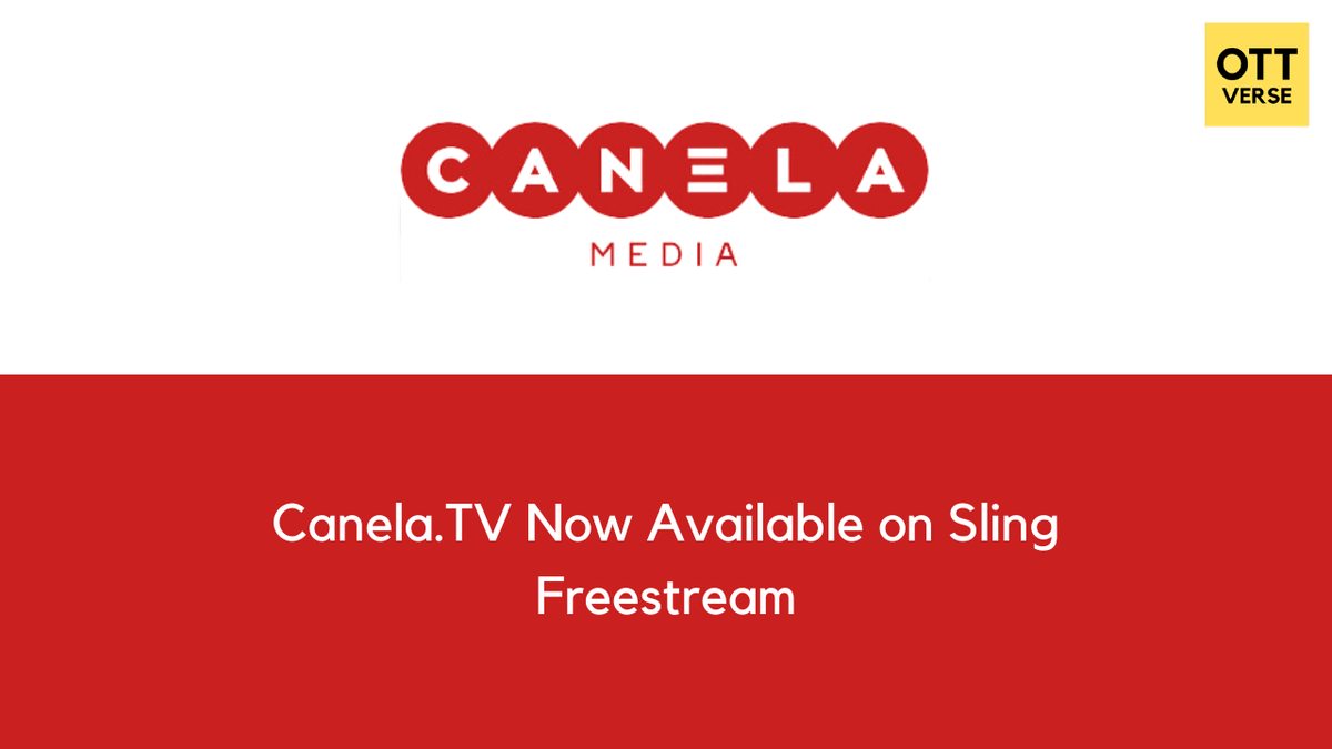 @canela_media  announced that Canela .TV will now be available for free on SLING TV’s newly launched free ad-supported TV FAST service: Sling Freestream.

Read more : zurl.co/C6Z0 

#ott #ottverse