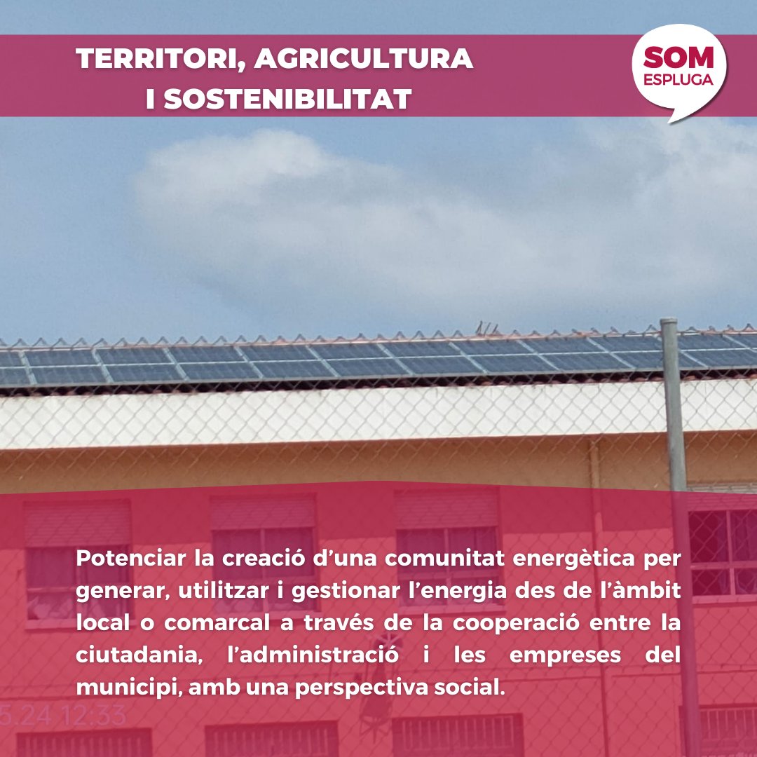 somespluga's tweet photo. ℹ️ Aquests són les 1️⃣0️⃣ propostes principals dels 1️⃣0️⃣ àmbits d’actuació del programa electoral de Som Espluga. https://t.co/4bHrGjdkDq