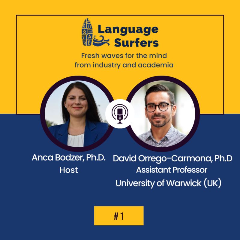 David Orrego-Carmona (@dorrego) on Twitter photo It was a pleasure to join <a href="/AncaBodzer/">Anca Bodzer</a> in the first episode of her podcast #LanguageSurfers. We talked about #career paths, skills and tips for newcomers joing #translation academia and industry.
I hope it's useful!
youtube.com/watch?v=WIGrl3… It was a pleasure to join <a href="/AncaBodzer/">Anca Bodzer</a> in the first episode of her podcast #LanguageSurfers. We talked about #career paths, skills and tips for newcomers joing #translation academia and industry.
I hope it's useful!
youtube.com/watch?v=WIGrl3…