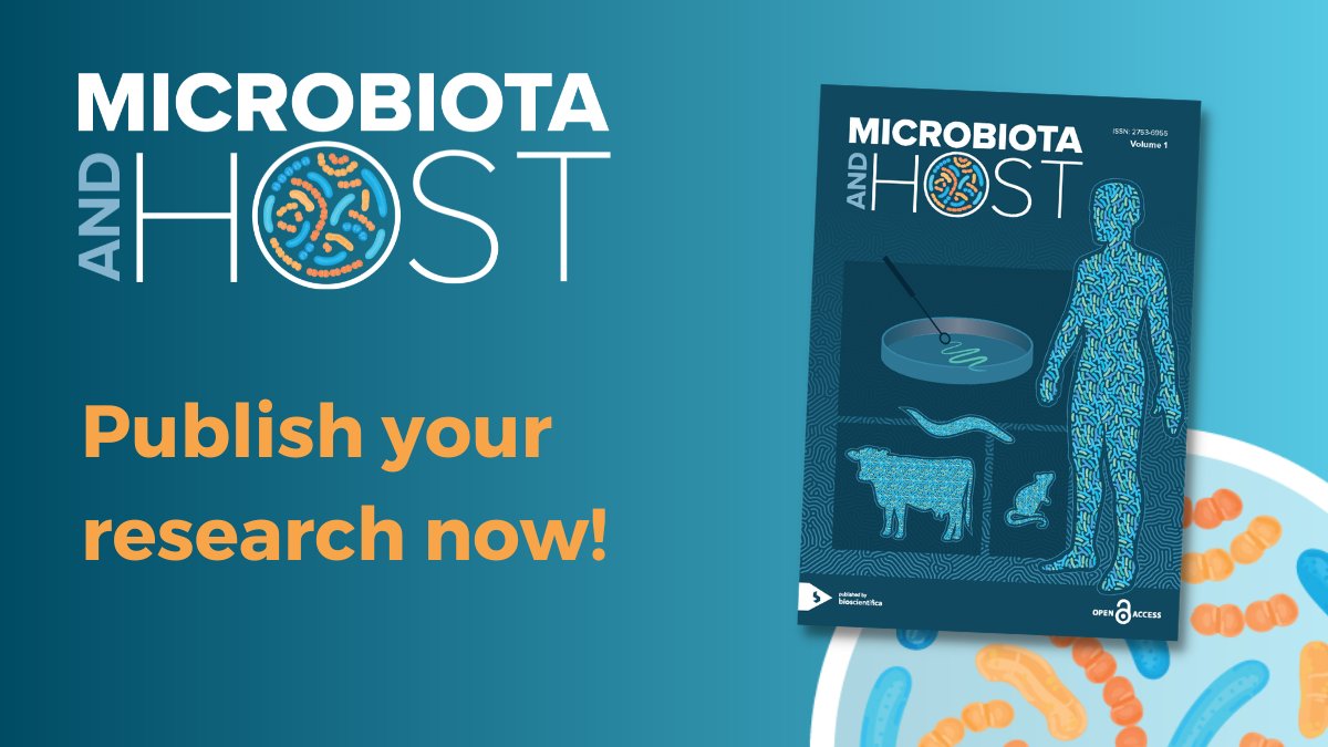 Seeking researchers in the field of microbiota and host! Submit your manuscript and contribute to the advancement of this exciting field!  #MicrobiotaResearch #HostInteractions 
ow.ly/lx1M50OvzKN