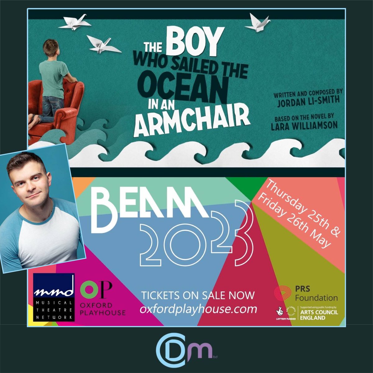 Break a leg to client ADAM STICKLER (<a href="/AdamSticks/">Adam Stickler</a>) who plays Knuckles in The Boy Who Sailed The Ocean In An Armchair at the BEAM2023 Festival today. The show performed at Oxford Playhouse forms part of the UK's biggest showcase for new musical theatre. <a href="/OxfordPlayhouse/">Oxford Playhouse</a> #BEAM2023