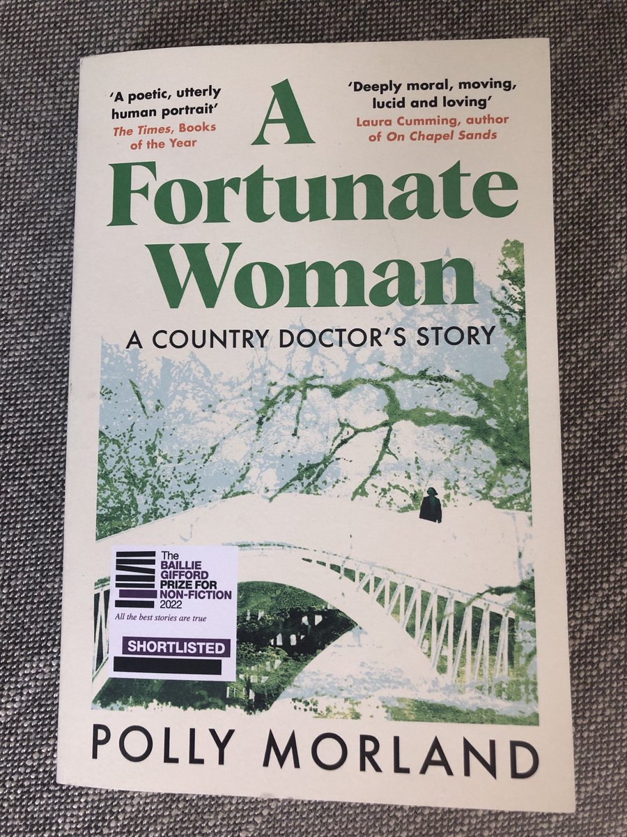 This fascinating and moving account of the working life of a rural GP by Polly Morland with photos by Richard Baker is an antidote to cynicism and despair. Wonderful! #AFortunateWoman ⁦⁦@picadorbooks⁩ ⁦@royallitfund⁩