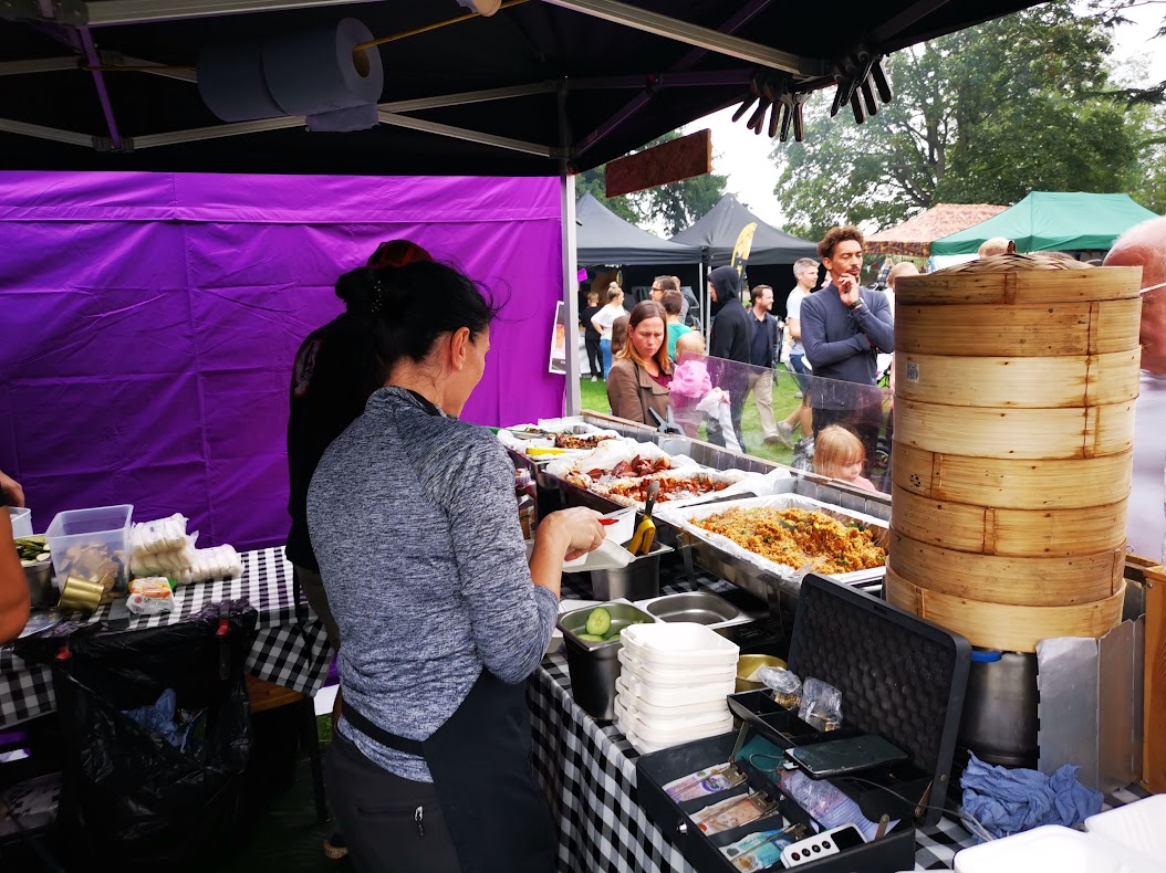 Bao buns filled with Teriyaki chicken - Teriyaki Beef – Roast Hoisin Duck or Avocado from @YouBaoMi At #Tonbridge castle all weekend. 11am - 6pm Saturday & Sunday Free Entry Local, national and international #Streetfood cooked freshly for you