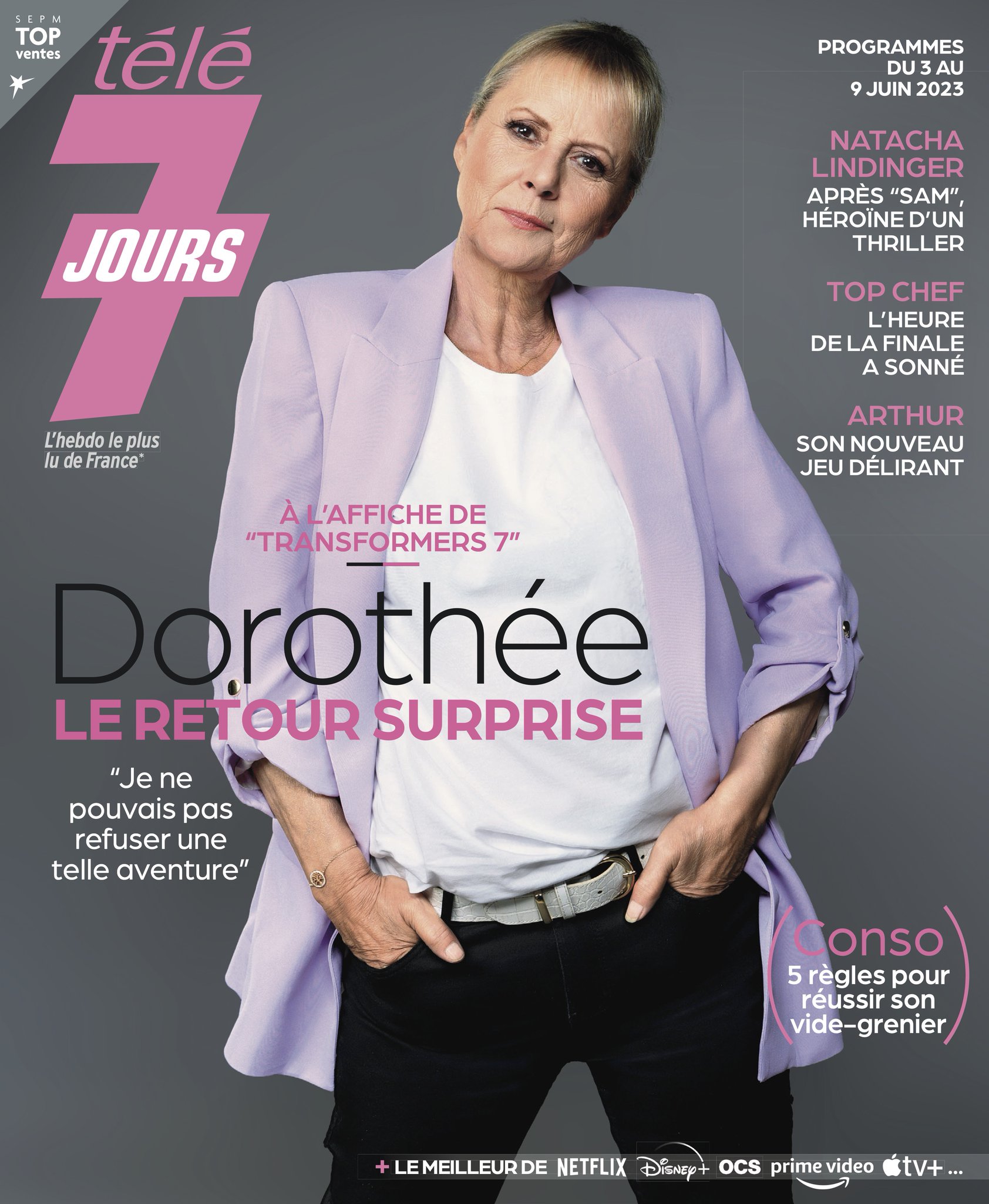 Télé 7 Jours on Twitter "Cette semaine, Dorothée est en couv' de votre