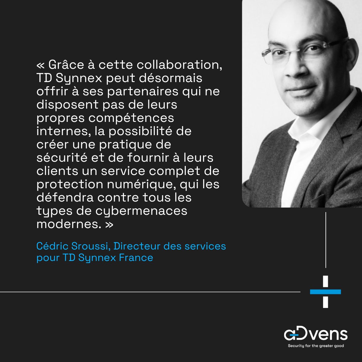 Rendre la cybersécurité accessible à tous ! 🛡️ Nous sommes fiers d'être partenaire de @TDSYNNEX_France avec @microsoftfrance. Nous mettons à disposition une offre MDR disponible 24h/24 et 7j/7 pour les PME afin de les accompagner vers plus de sécurité. #CyberPourTous