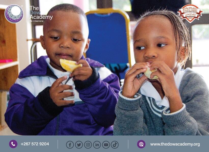 TheDowAcademy's tweet image. With winter upon us, our little ones are getting their daily dose of vitamin C and building their superhero defences! ❄️🍊💪

#ReDiteemane
#TDAReceptionClass 
#OrangeHarvesting