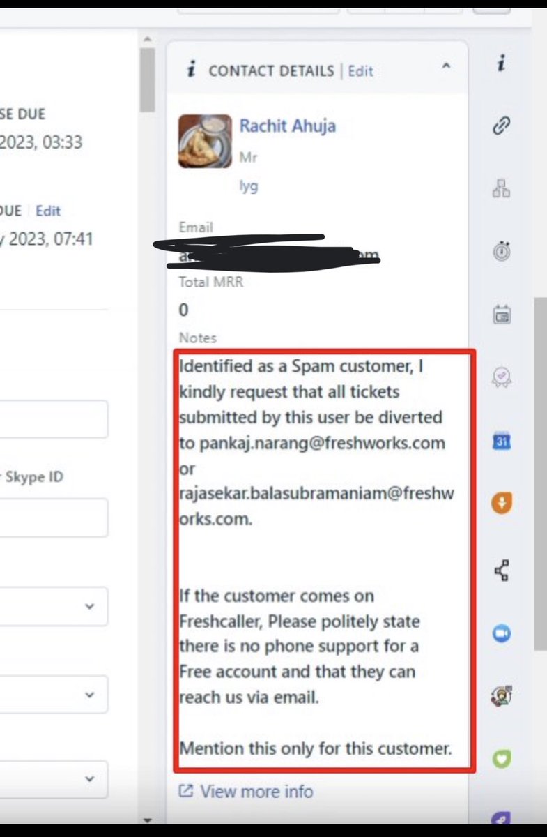 This is how The Freshwork work with there customer 

Never trust there customer support agent 

Label there customers as spammers and sending late response over ticket 
@FreshworksInc