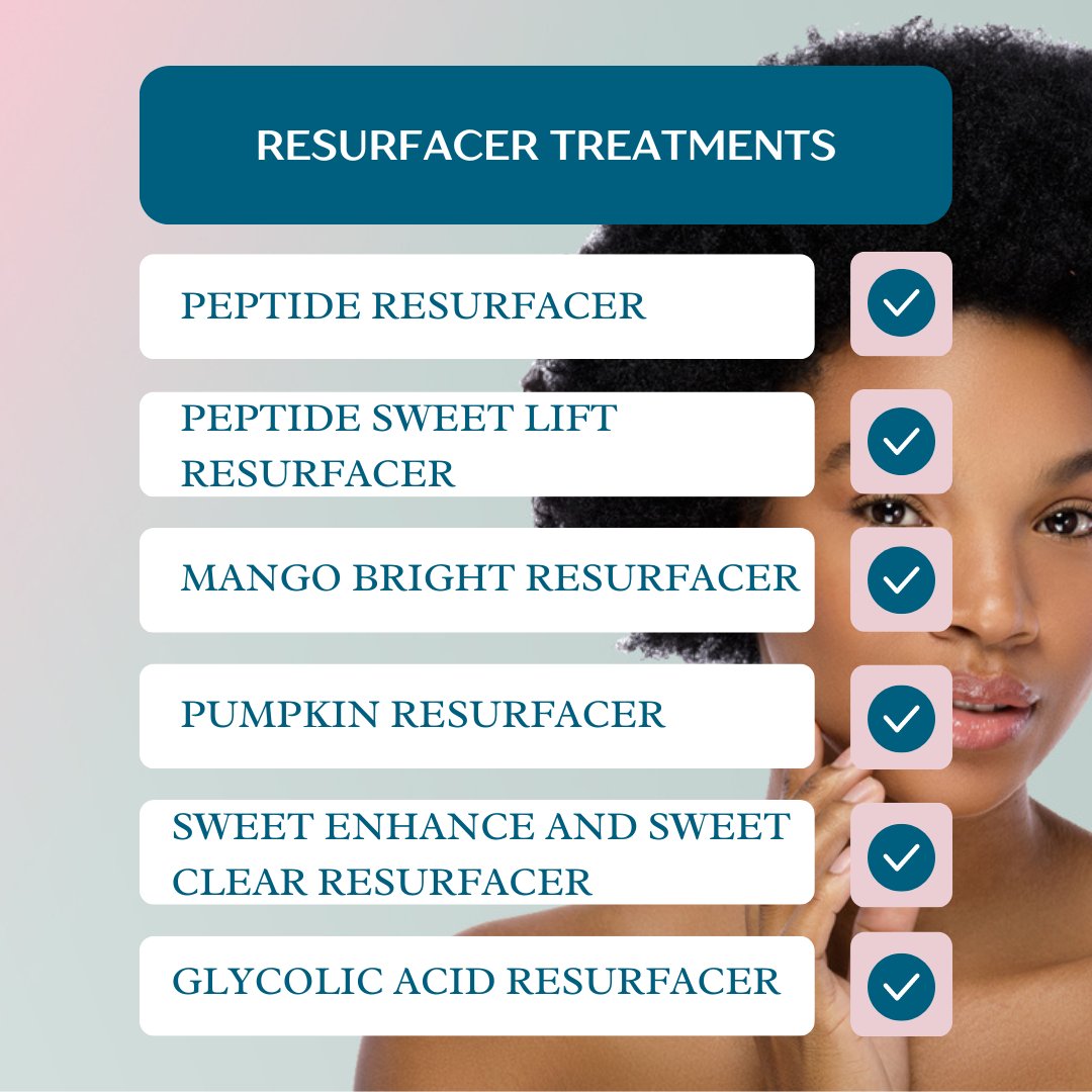 Whatever your skin type, we have a resurfacer treatment for you!

Look great this spring! 01622 758635 

#dermaquestskincare #vibrantskin #resurfacertreatment #skintreatments #peptide #mango #pumpkin #clear #letyourskinbloom #maidstone #kent