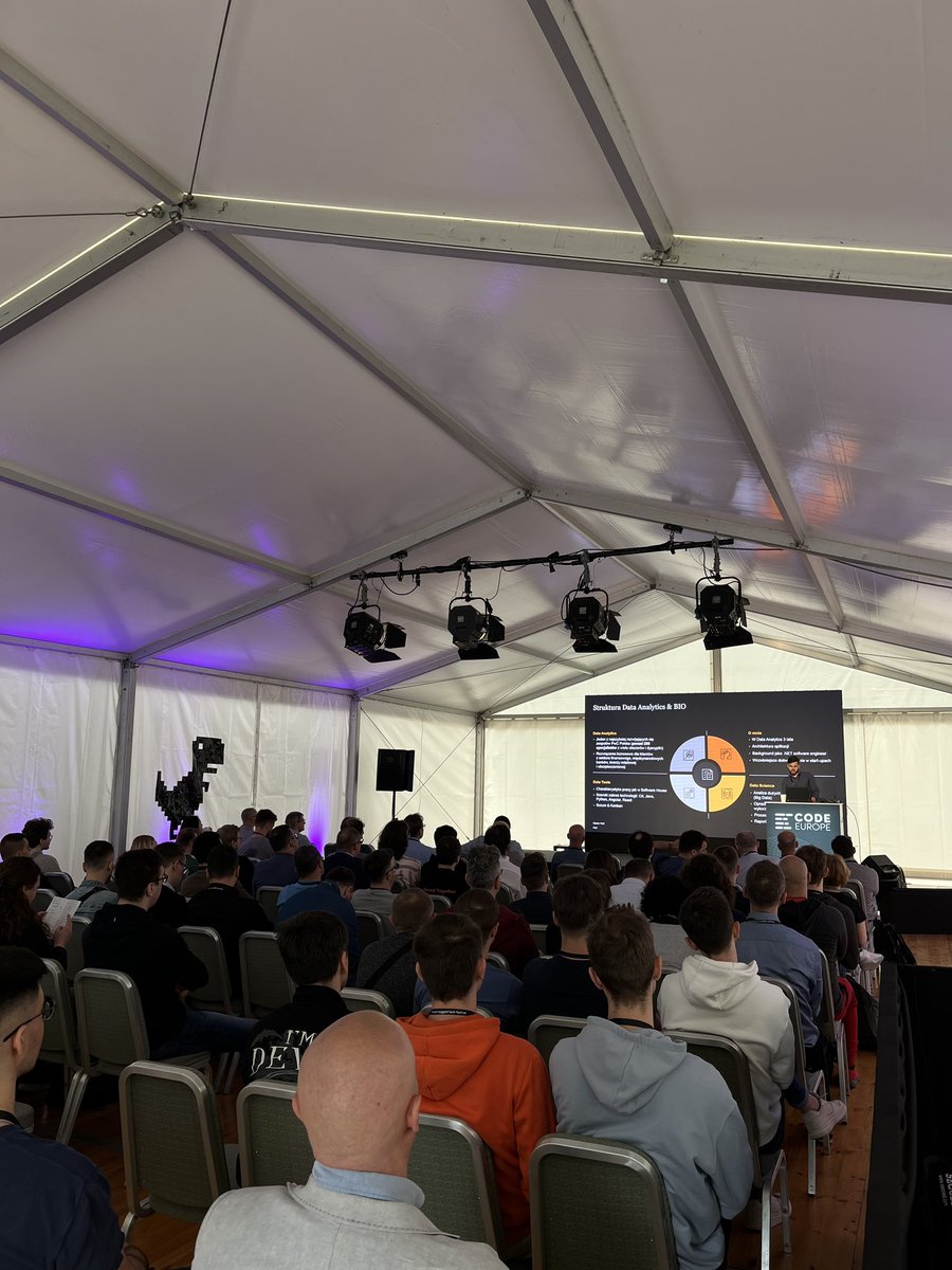 code_europe's tweet image. First round of #CodeEurope23 lectures began with Damian Krawczyk’s (@PwCPolska) lecture on #ScalableArchitecture. 🏛️↕️
#CodeEurope #cloud #AzureSynapse #tech #techconference