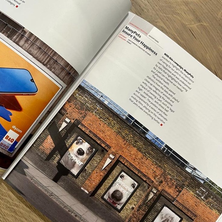 uncommon_studio's tweet photo. Proud to see our work with @manypets_uk, @wwf_uk &amp; the Olympics receive Honourable Mentions in this year's @CreativeReview Annual 🙌
.
Many Pets x Print 📸
WWF x Illustration by @noma_bar ✏️
IOC x Directing by @salomonligthelm 🎥 https://t.co/AwLI9kiKuc