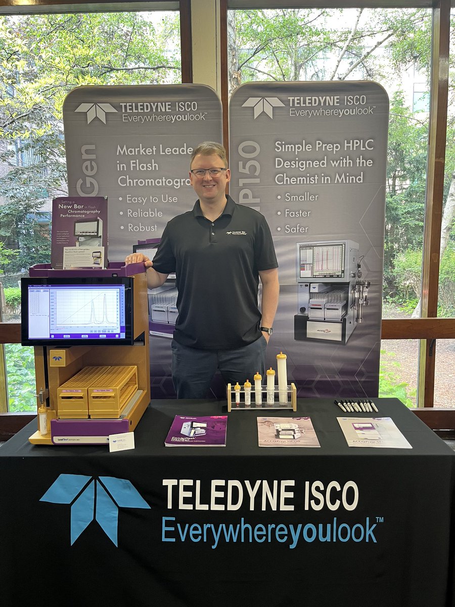 Great to be exhibiting at the Dan Ely symposium in Nottingham! Come try and win your research group a Golden CombiFlash to boost your lab productivity #goldencombiflash #purificationinaflash #prepHPLC