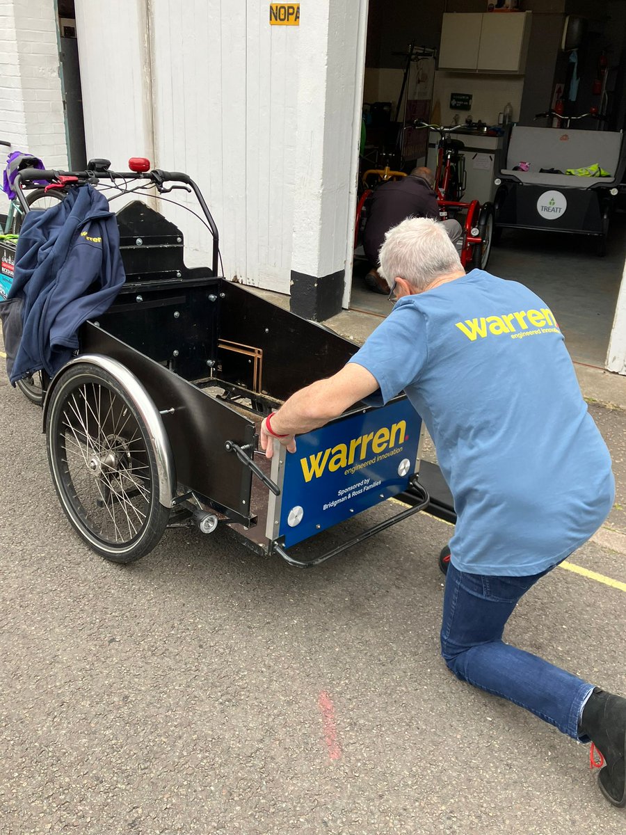 We are delighted to announce our new sponsor, Warren - engineered innovation.  Look out for the stunning new board on front of Cary, our cargo bike. warrenservices.co.uk