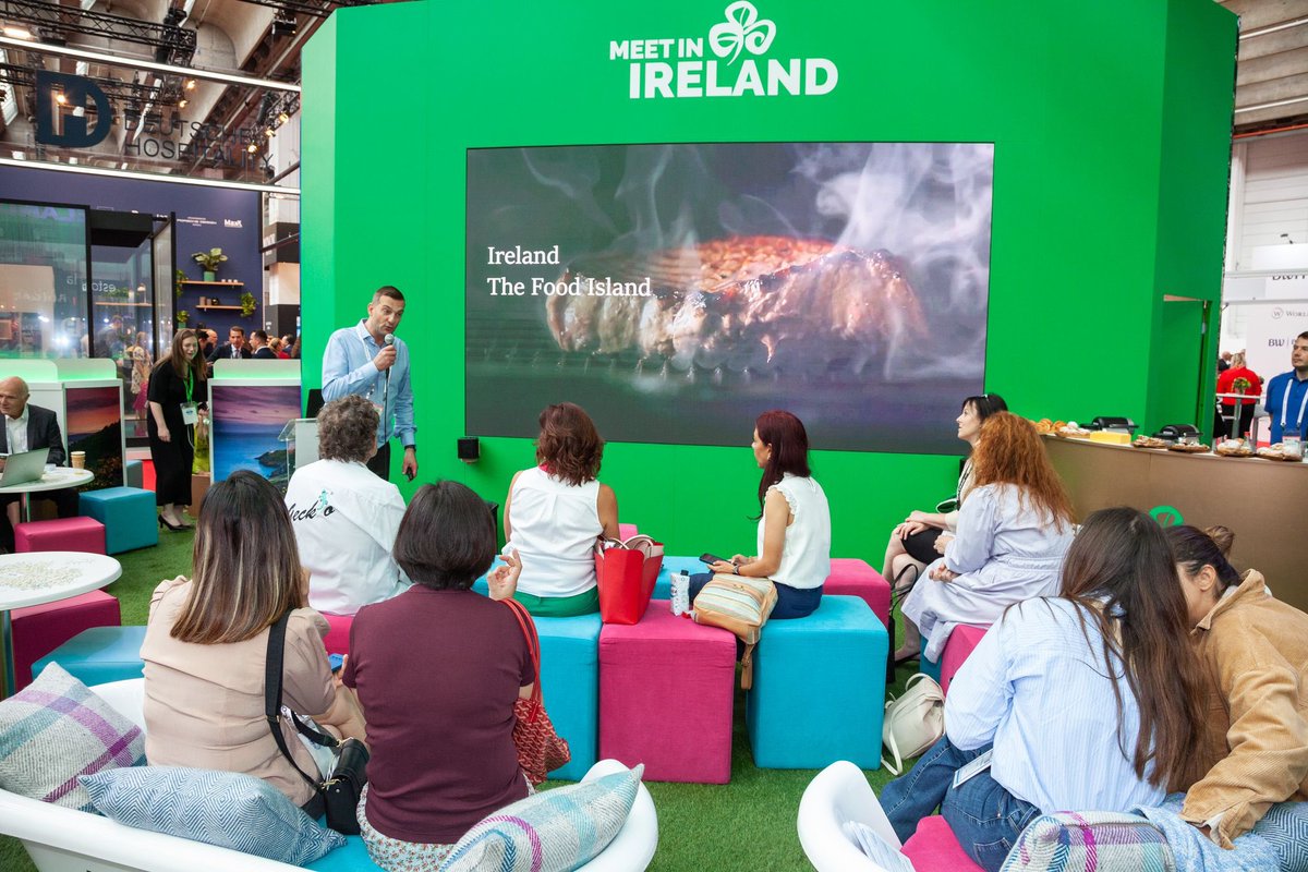 Final day of #IMEX Frankfurt! Make sure to stop by stand F460 at 12pm for our last stand presentation 🇮🇪 #makeitireland <a href="/IMEX_Group/">IMEX</a>