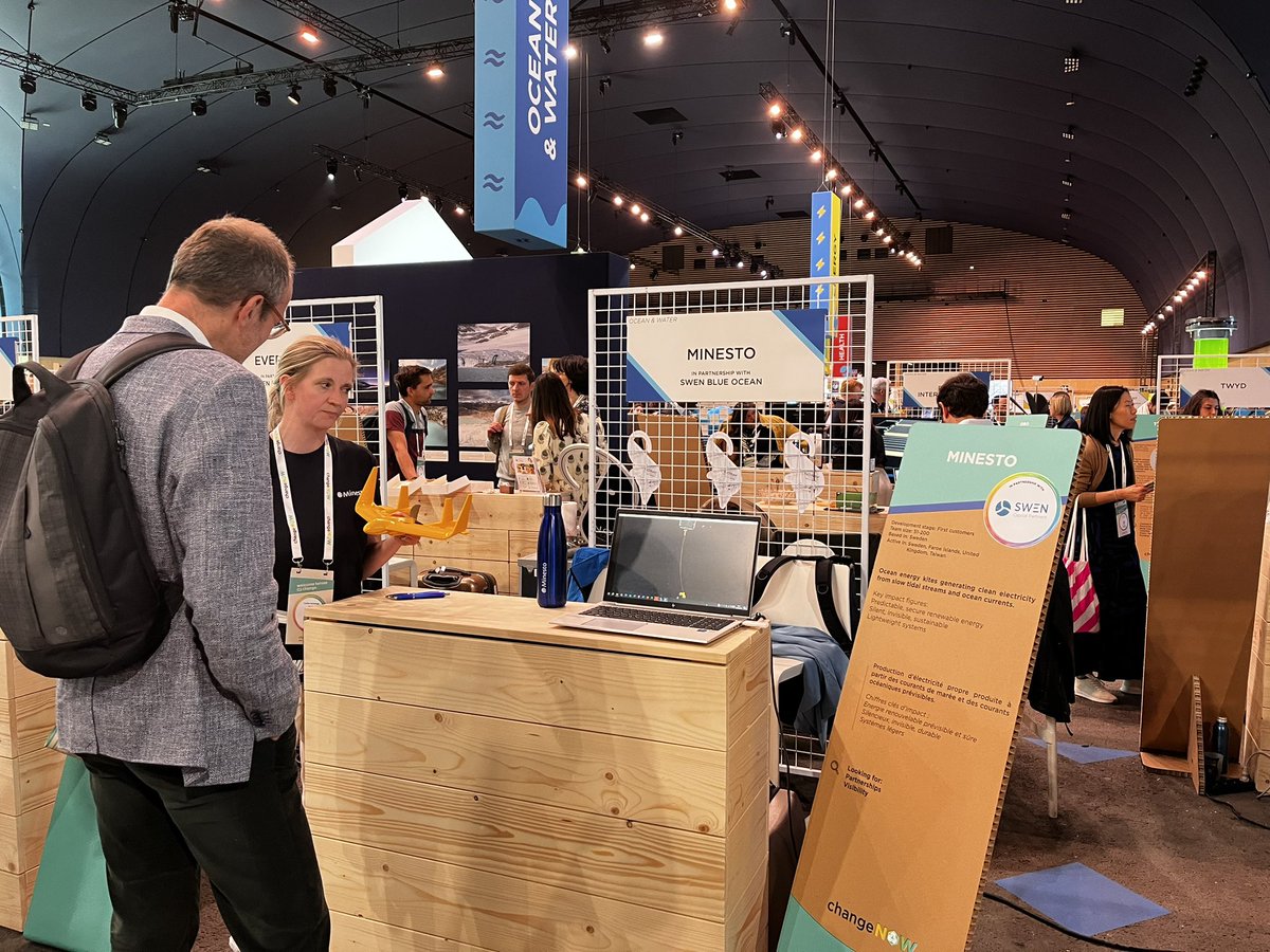 Really excited to be a part of #changenow2023 come along and have a chat with us at the Ocean Water section #marinenergy #tidalpower #wefo #swen