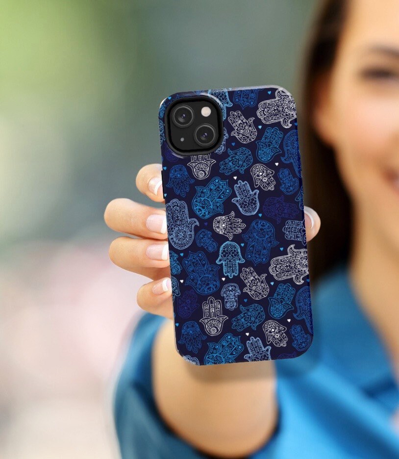 Totesi3's tweet image. Blue Evil Eye - Hand of Fatima - Tough phone Case iPhone 11, 12, 13, 14, Pro, Iphone 14 Pro Max, Plus tuppu.net/27e6397 #iPhonecases #etsyfinds #Iphone12Case