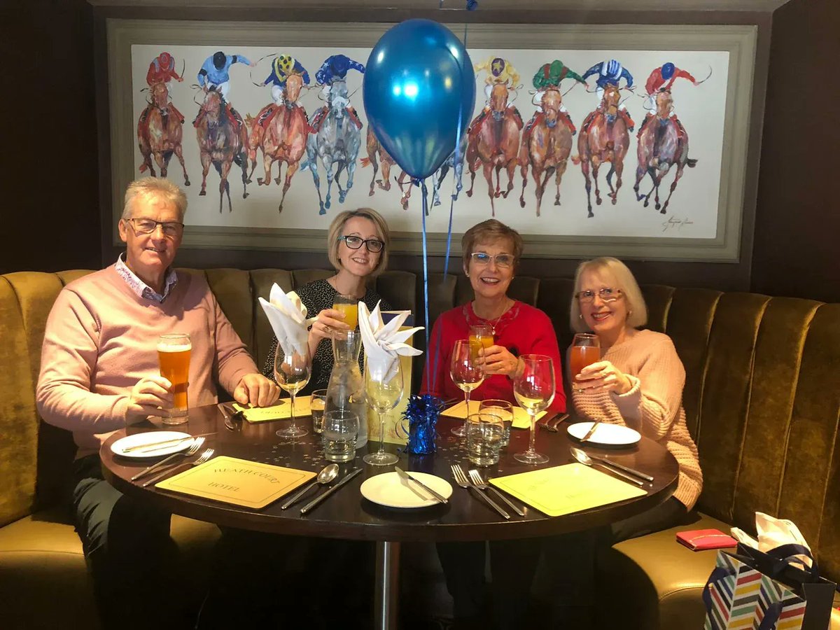Throwback to this group celebrating a birthday with us here at the Hotel 🎈 🎉 Don't forget to tell our team if you're visiting for a celebration so we can help make it extra special for you. #Throwback #ThrowbackThursday #Celebration #Unforgettable #HeathCourtHotel #Newmarket