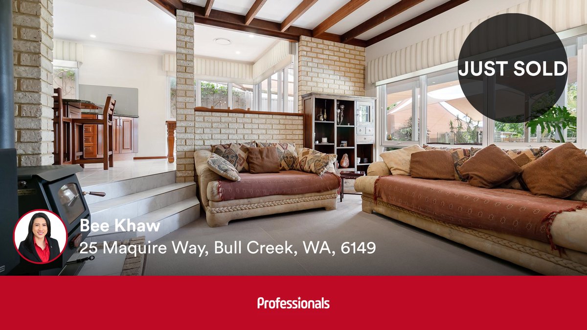 Prowest_RE's tweet image. 🛌 5 🛀 2 🚘 2
📍 25 Maquire Way, Bull Creek, WA, 6149

Our agent’s latest sale on RateMyAgent
 81757
rma.reviews/4i8o3UtcHMvi

...
#ratemyagent #realestate #Professionals_Prowest_Real_Estate