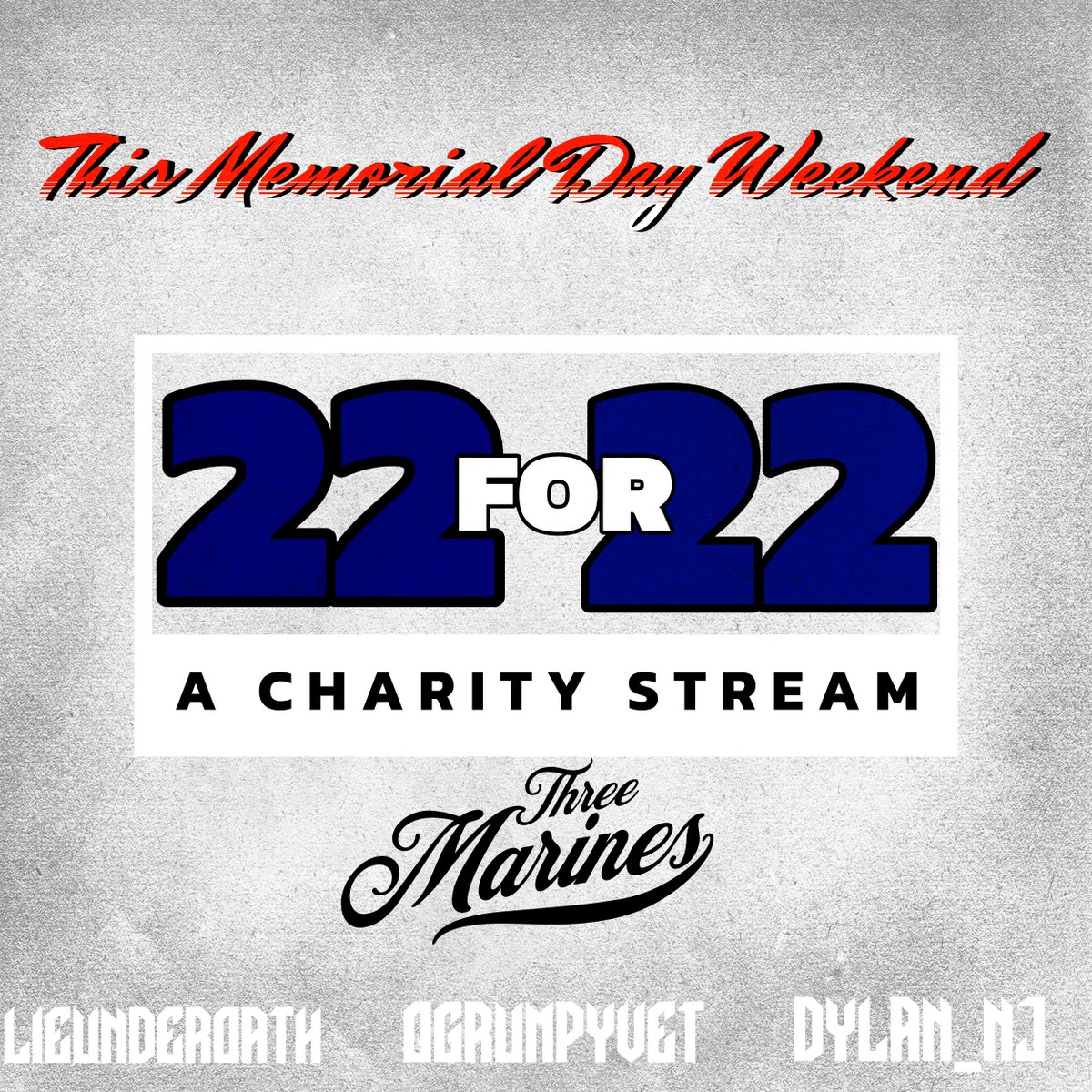 LieUnderOath's tweet photo. 22hr stream for the 22 a day this Saturday starting at 4pm EST. I will be live on Twitch and Kick. Both sites will have the donation link! 

https://t.co/m6EHffGCht https://t.co/tyVPbaB4D9