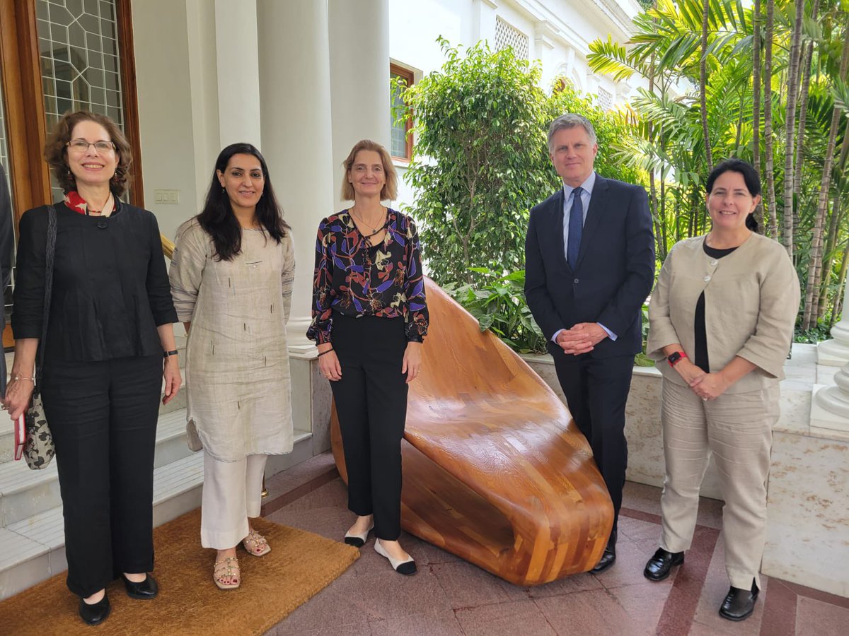 Excellent meeting today with <a href="/cfruman/">Cecile Fruman</a>, <a href="/mandakinikaul/">Mandakini Kaul</a> and Cynthia Rosenberg of the <a href="/WorldBank/">World Bank</a>. <a href="/CanadainIndia/">Canada in India</a> and <a href="/TradeTeamIndia/">TCS in India</a> look forward to continuing the conversation started with <a href="/HCCanInd/">High Commissioner for Canada</a> !