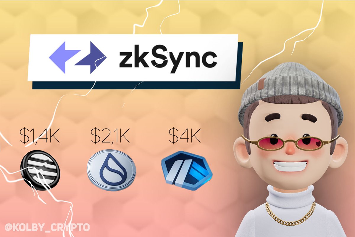 kolby_crypto's tweet photo. 🧵 ZkSync Drop Guide: How to get your Lamborghini 💫

In this thread, you will learn how to get a very fat airdrop from the ZkSync project. 

You already missed the drop from Aptos($1.4k), Sui($2.1k) and even $4k from Arbitrum

So read carefully and hop on the rich people wagon https://t.co/1i0He9pEXV