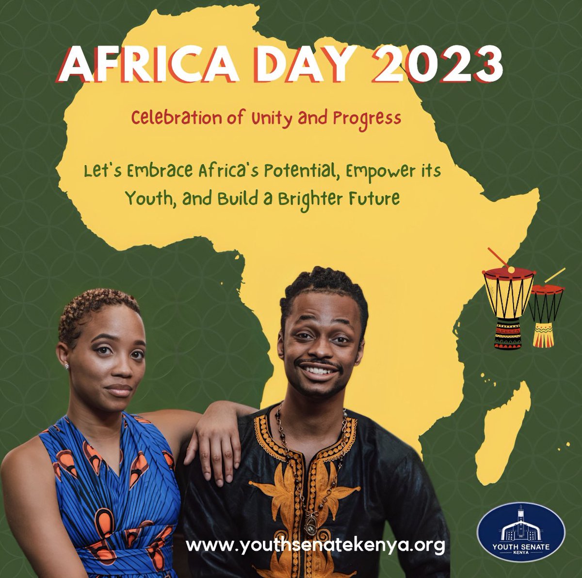 YouthSenateKE's tweet photo. Today on #AfricaDay2023 we celebrate Africa’s unity and progress. We celebrate the power of the youth to drive change and seize opportunities presented in the AfCFTA.

#AfricaDay2023 #AfCFTA #Youthempowerment #UnitedforAfrica https://t.co/sjAxSQ63ya