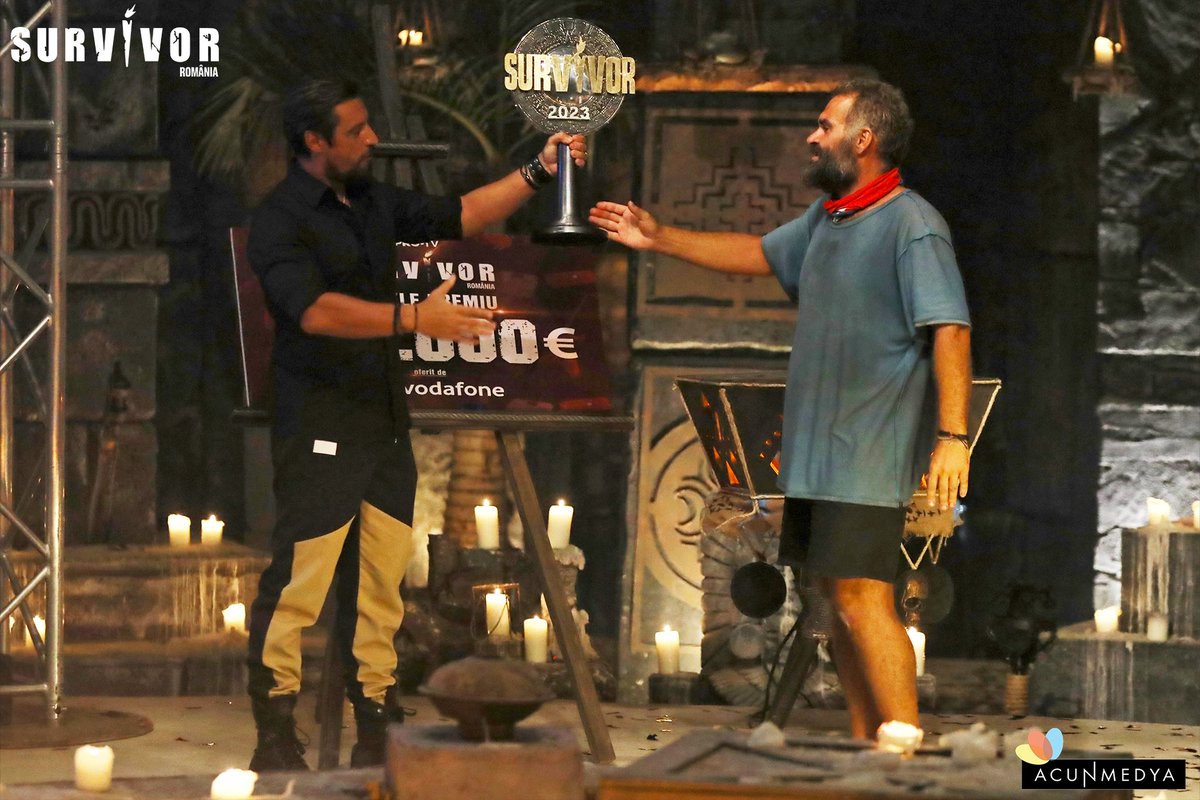 acunmedyaglobal's tweet image. Dan Ursa is the absolute Survivor, the one and only Champion of Survivor Romania Season 4 🏆 Time to celebrate and enjoy the well-deserved prize 🎉🎉🎉

#SurvivorRomania #ProTV