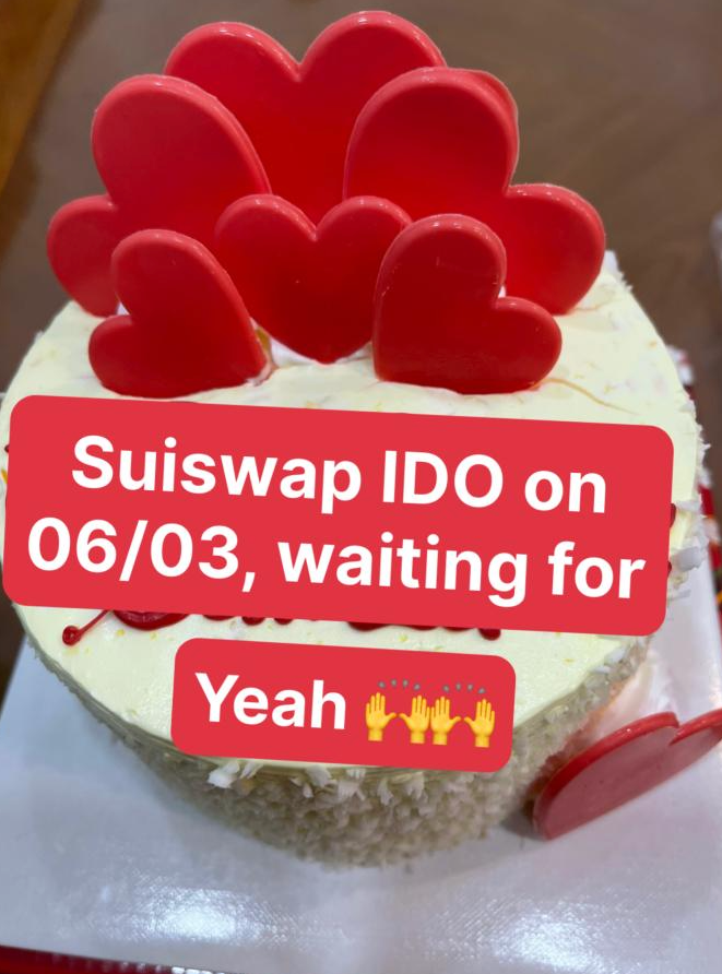 KimberlyJ7's tweet photo. @suiswap_app Suiswap IDO on 06/03!  🚀😎

#SUI #IDO #InitialDexOffering #CryptoInvesting #TokenLaunch #TokenSale https://t.co/bWgvcyjVcM