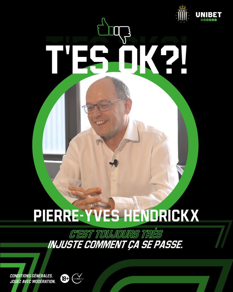 SportCharleroi's tweet image. 𝙉𝙤𝙪𝙫𝙚𝙖𝙪 !  

𝙏'𝙚𝙨 𝙊𝙆 ? by @unibetbelgium 🤝 Sporting Charleroi  

👀 Voir l'épisode 17 - Pierre-Yves Hendrickx
▶️ youtube.com/watch?v=c4B7vw…

#RCSC #TesOK #Unibet