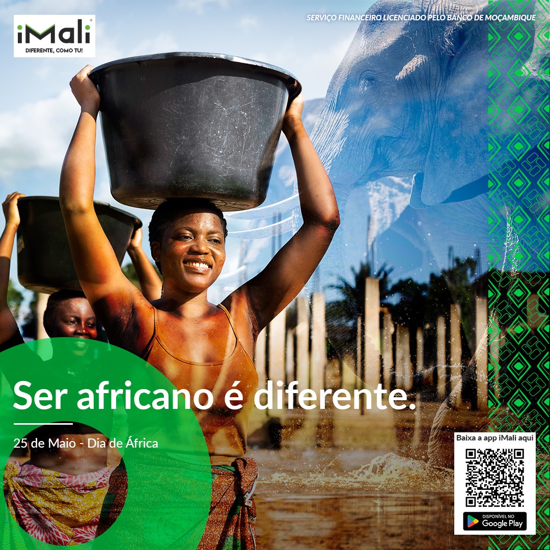 Celebremos o dia de Africa com iMali. <a href="/imalimoz/">iMali</a> #contadigital