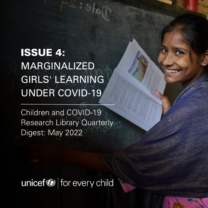 UNICEFInnocenti's tweet photo. This month, we published the last issue of our COVID-19 Digest series!

Explore all 6⃣ briefs examining COVID-19's impact on:

🔵mental health
🔵children with disabilities
🔵violence against children and women 
🔵and more, here 👇