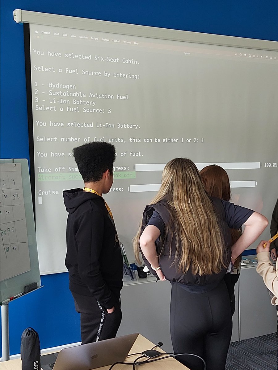 SBYcharity's tweet photo. Another amazing Discover Maths day with our students from @OAJohnWilliams yesterday! This time we went to @CFMSuk where a few future engineers were created as teams worked together to design air taxis which were then tested through computer modelling. #mathsatwork #STEM https://t.co/ELigTL9zem