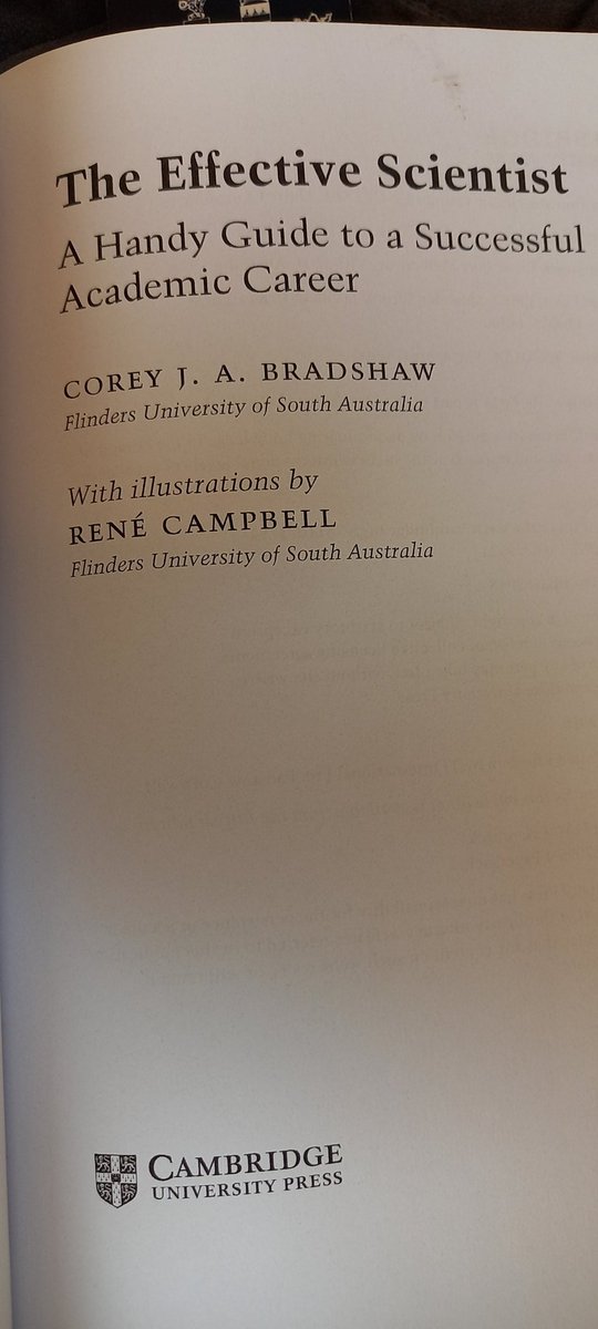 Hmdkrmt's tweet photo. The Effective Scientist is a great book by @conservbytes 
And "Darwin forbid" is an interesting expression, I like that 😁 https://t.co/9AosxvDtWk