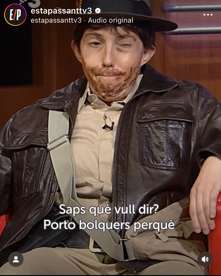DoctorMoriarty's tweet photo. Com a fan d’Indiana Jones em sento profundament ofès d’aquest gag que fa befa de les meves creences, a més de ser profundament gerontofòbic. 
Espero que la justícia hi intervingui aviat i amb contundència, perquè danya ems sentiments de moltíssima gent que va aixecar aquest país. https://t.co/AMiMhNDzQZ