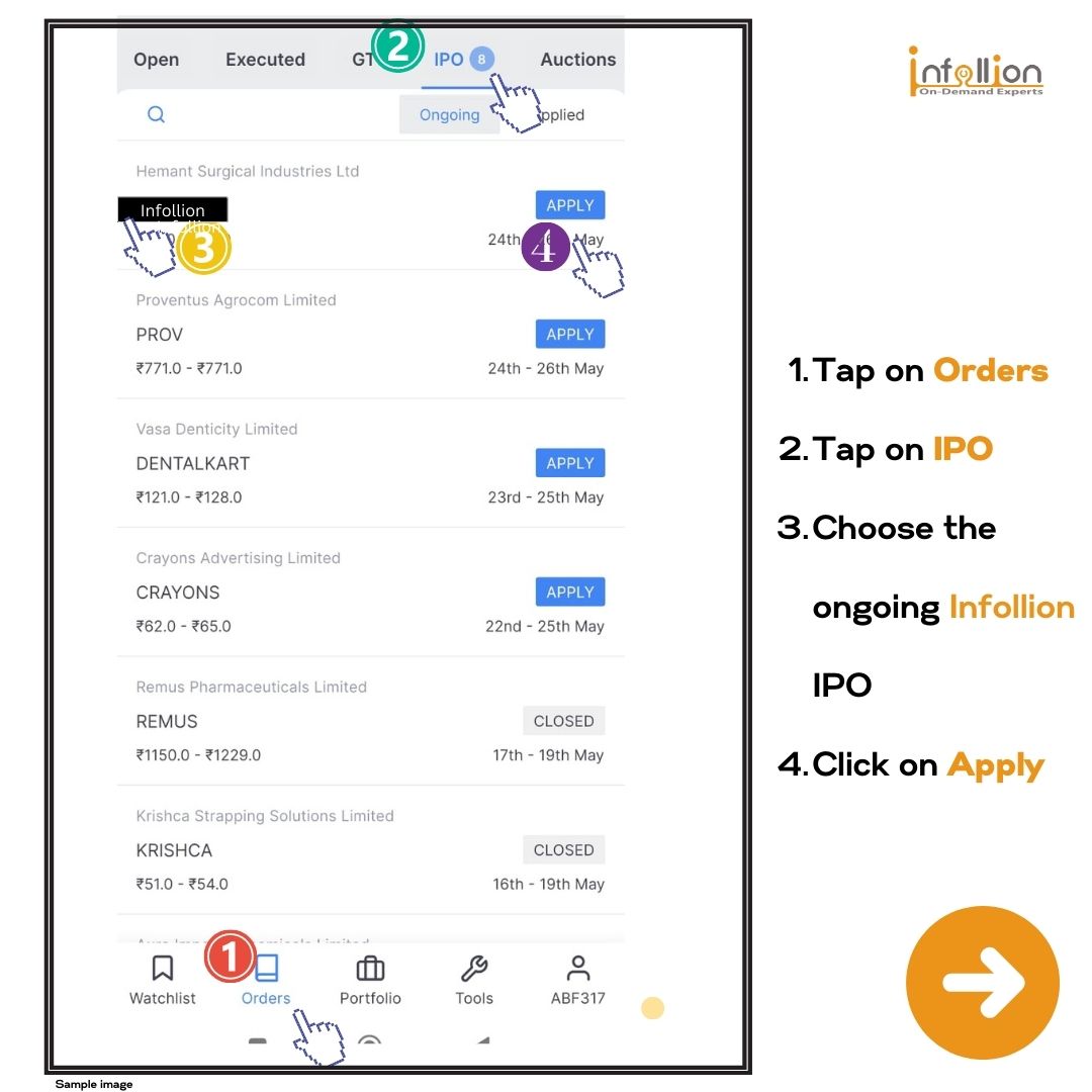 infollion's tweet photo. How to apply for @infollion IPO on @zerodha ?
Check out a simple guide on applying for the #IPO 

#SMEIPO #SMEs #IPOlaunches #B2Bhumancloud https://t.co/FcDn36X9n0