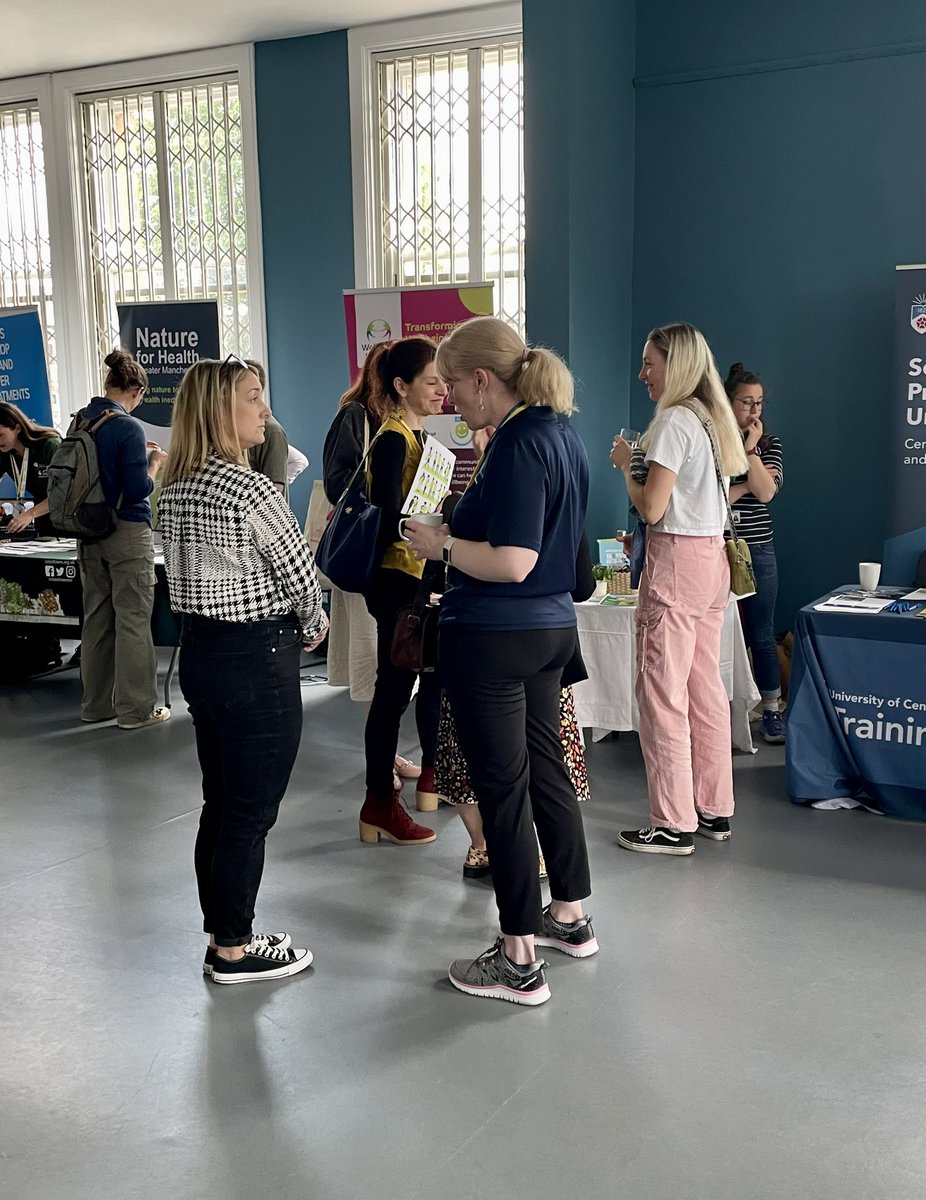 We’re at @NASPTweets’s NW #Thrivingcommunities celebration event at @StretfordPHall today. 
So many fantastic organisations all helping to build healthier and happier communities. #SPChangesLives 💚