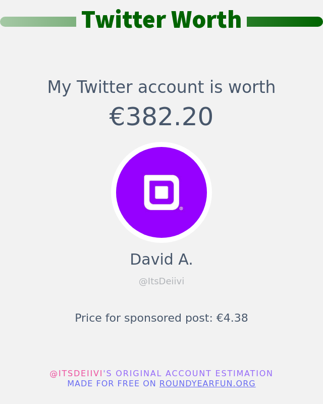 David A. tweet media