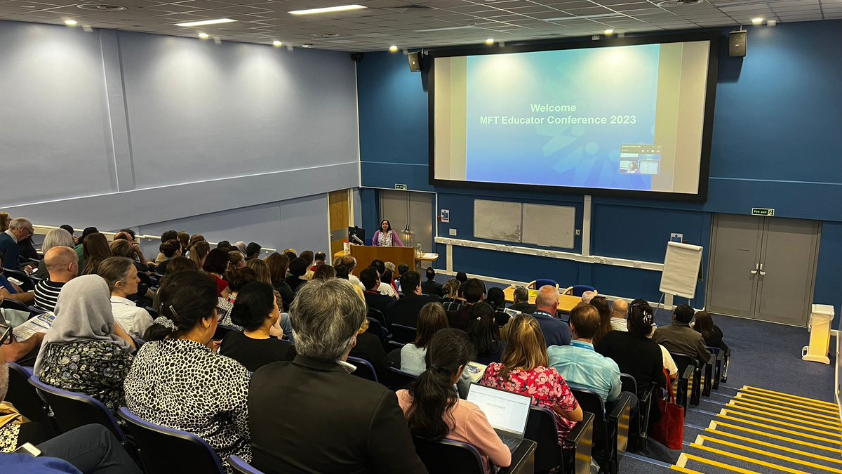 Kicking off the MFT Educators Conference 2023 with a full house! #MFT #postgraduate #medicaleducation