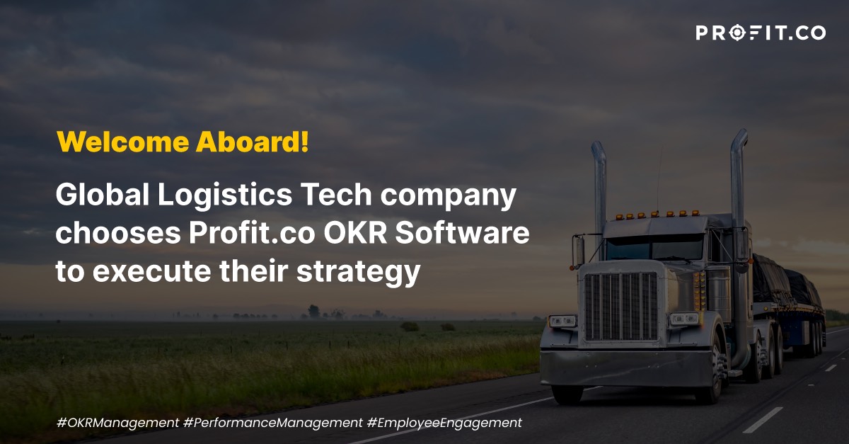profit_co's tweet photo. Big Announcement 🎉

We are happy to share the exciting news that one of the world's leading #logistics tech companies has onboarded @profit_co to drive the execution of their strategic initiatives.
Congratulations to the entire team🥳

#Profitco #newcustomer #okrsoftware https://t.co/qkRDsTv0Fu