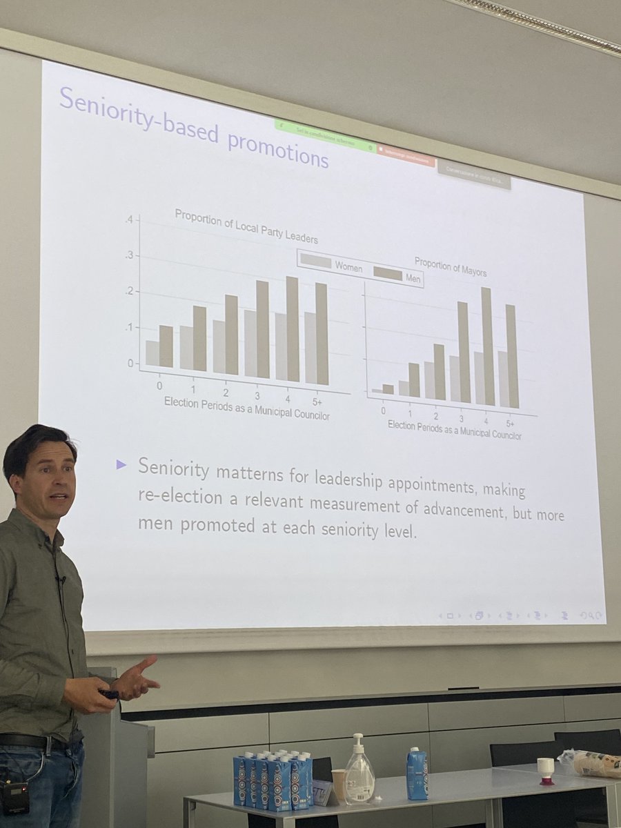 AxaGenderLab's tweet photo. Session two was by @OlleFolke (@UU_University) who presented his new book on “Family Matters: How Spouses and Children Shape Politicians’ Careers” with @johannarickne and Moa Frödin.
 
@AXAResearchFund @AXAItalia @Unibocconi https://t.co/2zfHECID3u