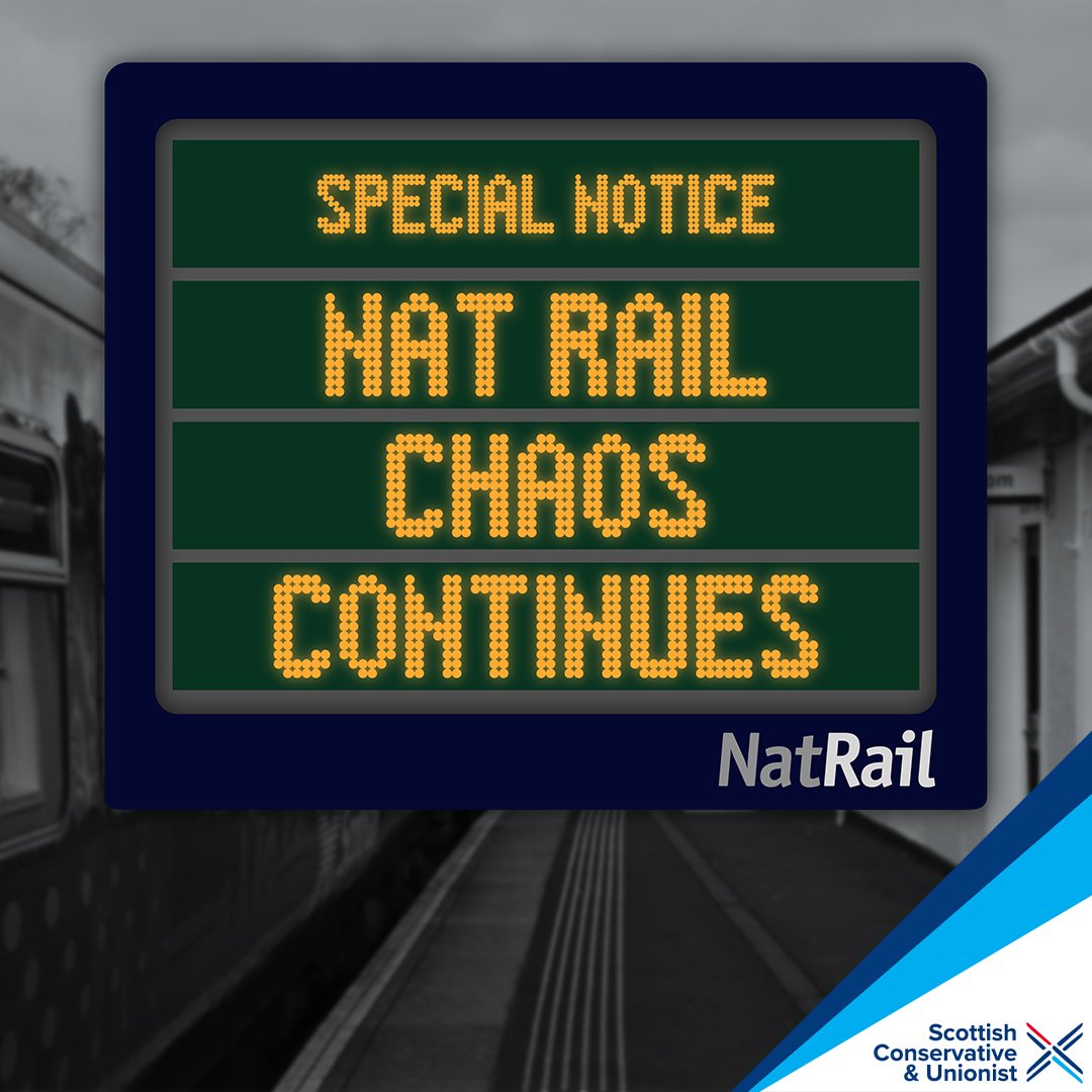 poloandsons's tweet photo. @STVNews Excellent. Well done SNP/Green Scottish Government and ScotRail. 👍
#natrail
#ToryLiars https://t.co/IqQwzLeUGI