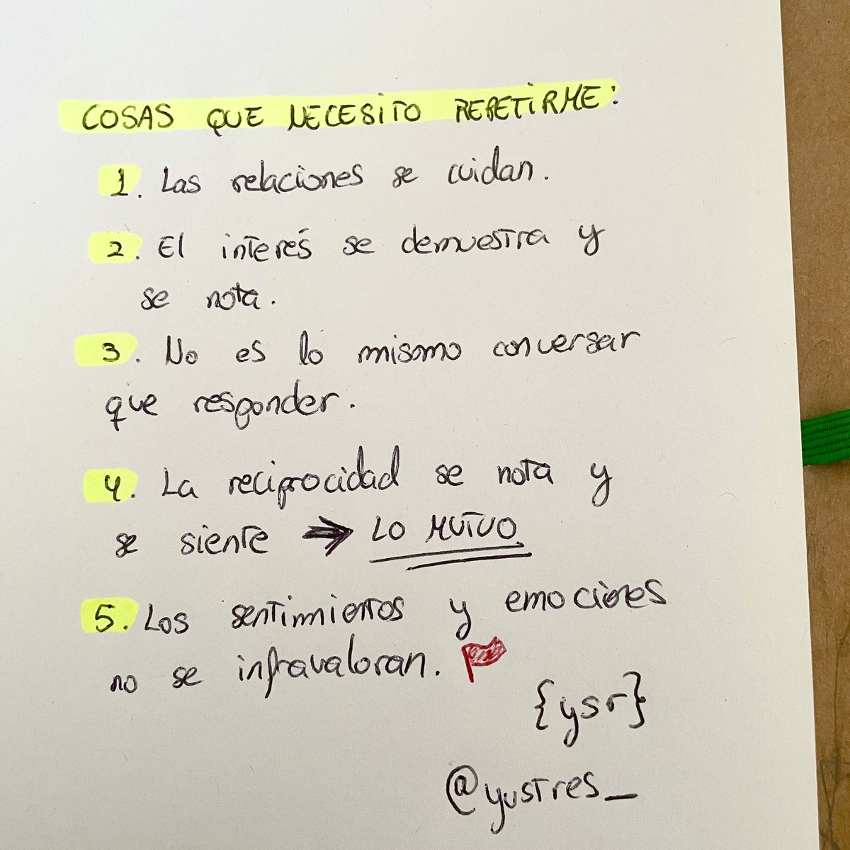 yustres_'s tweet photo. Cosas que necesito repetirme: https://t.co/82avnWmnym