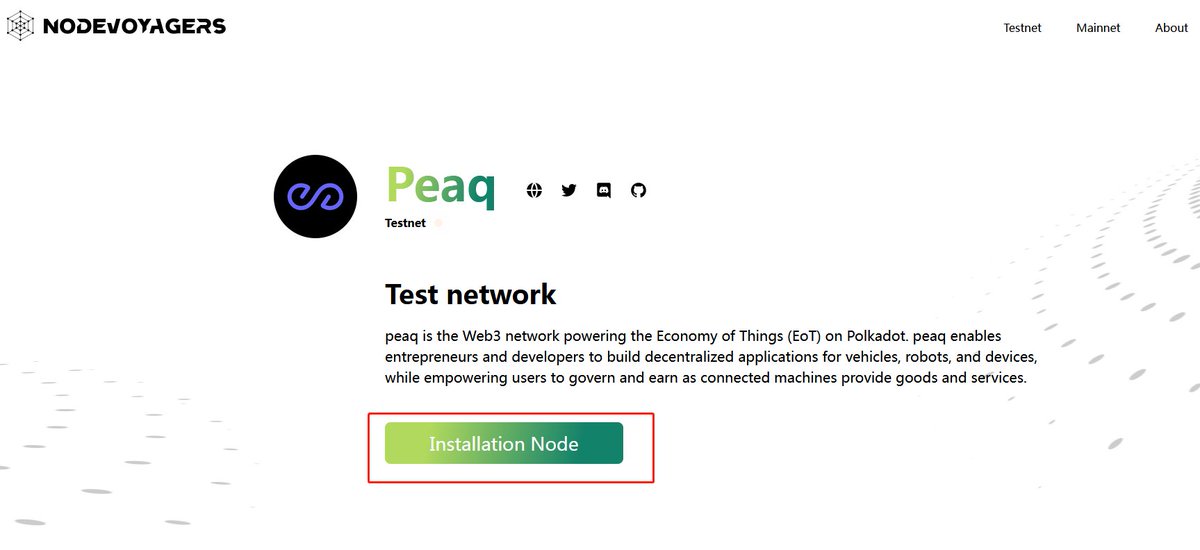 NodeVoyagers's tweet photo. 🪂  Explicit Airdrop

🚀#NodeVoyagers  community has opened the #peaq channel &amp; NodeVoyagers website releases  Peaq testnet

💰Run a Validator and get rewards or airdrops. 

✅follow discord ：https://t.co/dKnnmlGWLg
@peaqnetwork 
 #validator #testnet #Airdrop https://t.co/r5q66hQATu
