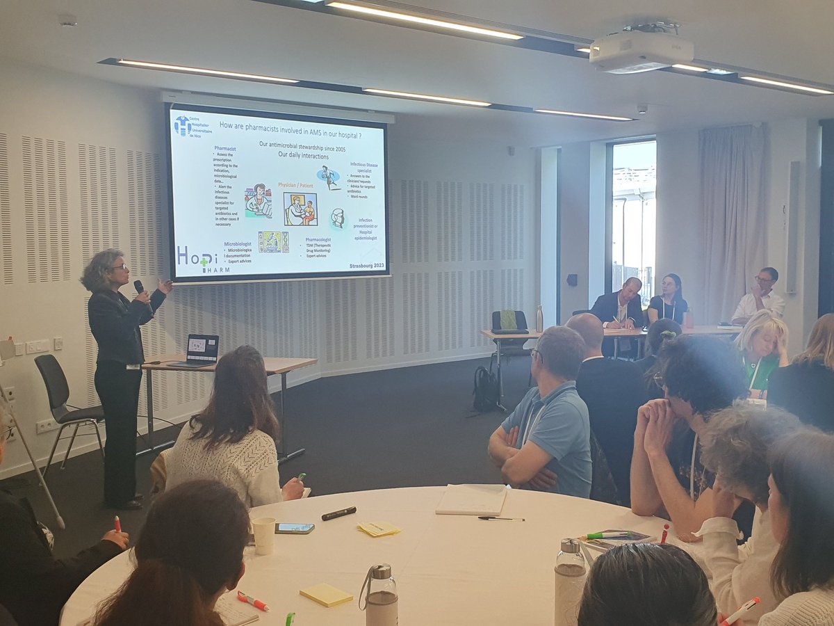 synprefh's tweet photo. Programme DPC "bon usage des antibiotiques et antifongiques" à #Hopipharm en collaboration avec infectiologue, microbiologiste et pharmacien du @CHRUStrasbourg et @FLieutier @CHRU_de_Nancy. Nous travaillons notamment sur la mise en œuvre des #EMA #multidisciplinarité @SPILF_ https://t.co/bgr7ErDmU7