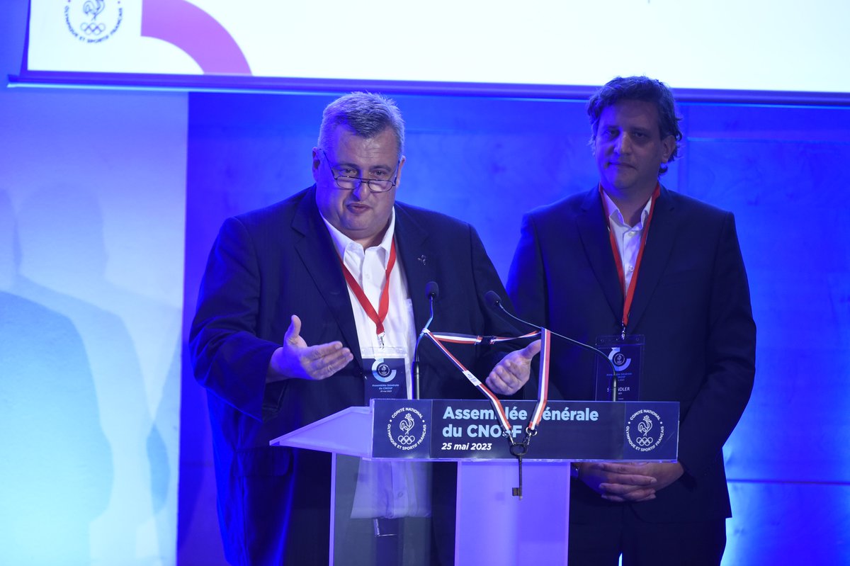 <a href="/BrigitHenriques/">Henriques</a> <a href="/EvelyneCiriegi/">Evelyne Ciriegi</a> <a href="/ManasseroPh/">Manassero Philippe</a> <a href="/christiandulli2/">christian dullin</a> <a href="/MaPetiteSponso/">Ma Petite Sponso</a> [#AG2023]
🎙️ <a href="/erictanguy1/">Eric TANGUY</a>, VP de Sport en France et de l'innovation du #CNOSF : « En 2022, Sport en France c'est : la reconduction de Media365, la poursuite de la diffusion de contenus premium, le lancement de nouveaux outils, et de nouvelles communautés attirées sur la chaîne.»