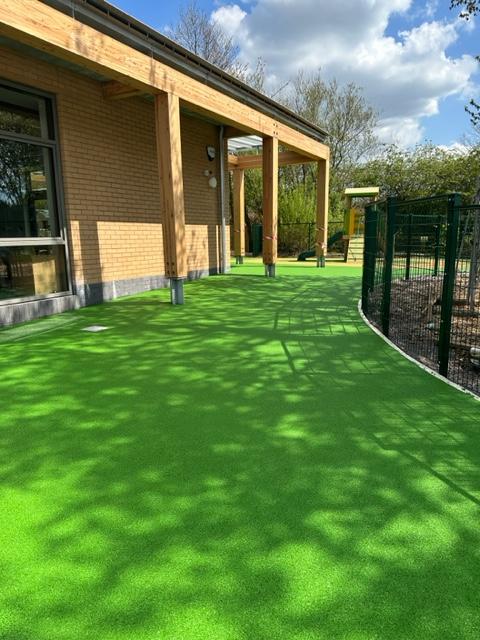 So did you know, as well as resin flooring and car park systems 🚗, we also install EPDM Playground Surfacing 🛝!  We love how bright and cheery our recent installation to a nursery👶in Telford is! #EPDM #Playgrounds #Safetysurfacing #CRFLtd